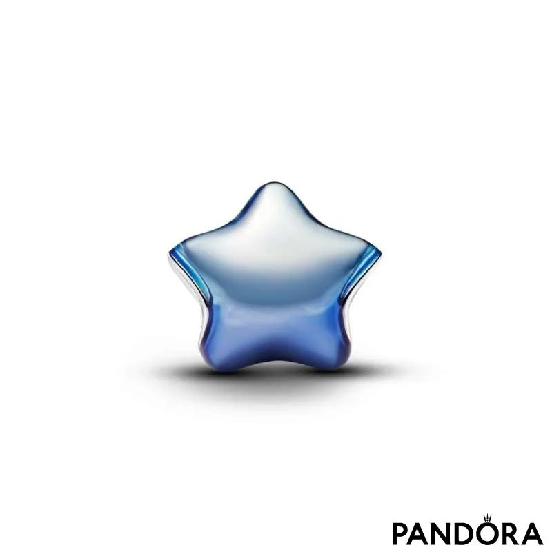 Подвеска — голубая звезда 