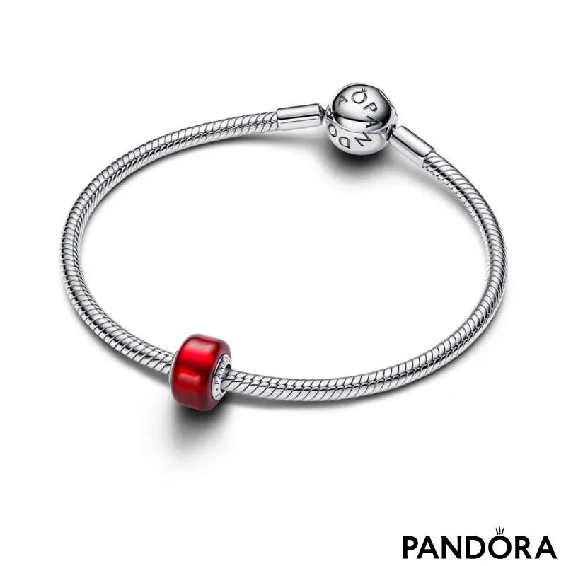 Подвеска — красное муранское стекло 