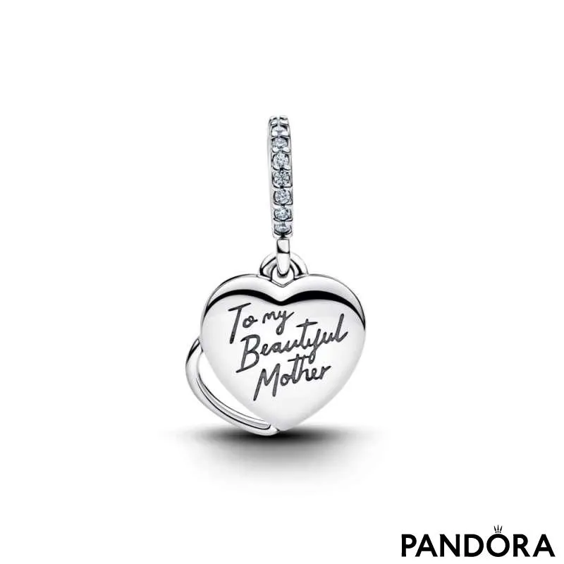 Talisman de tip pandantiv dublu cu simbolul mamei frumoase 