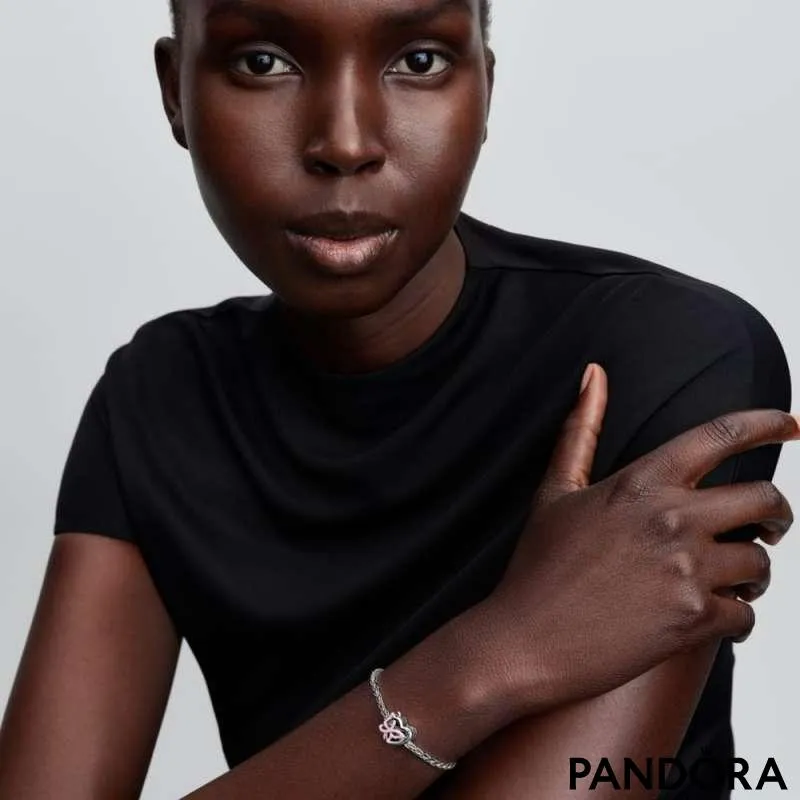 Talisman cu inimă și fluture interconectate 