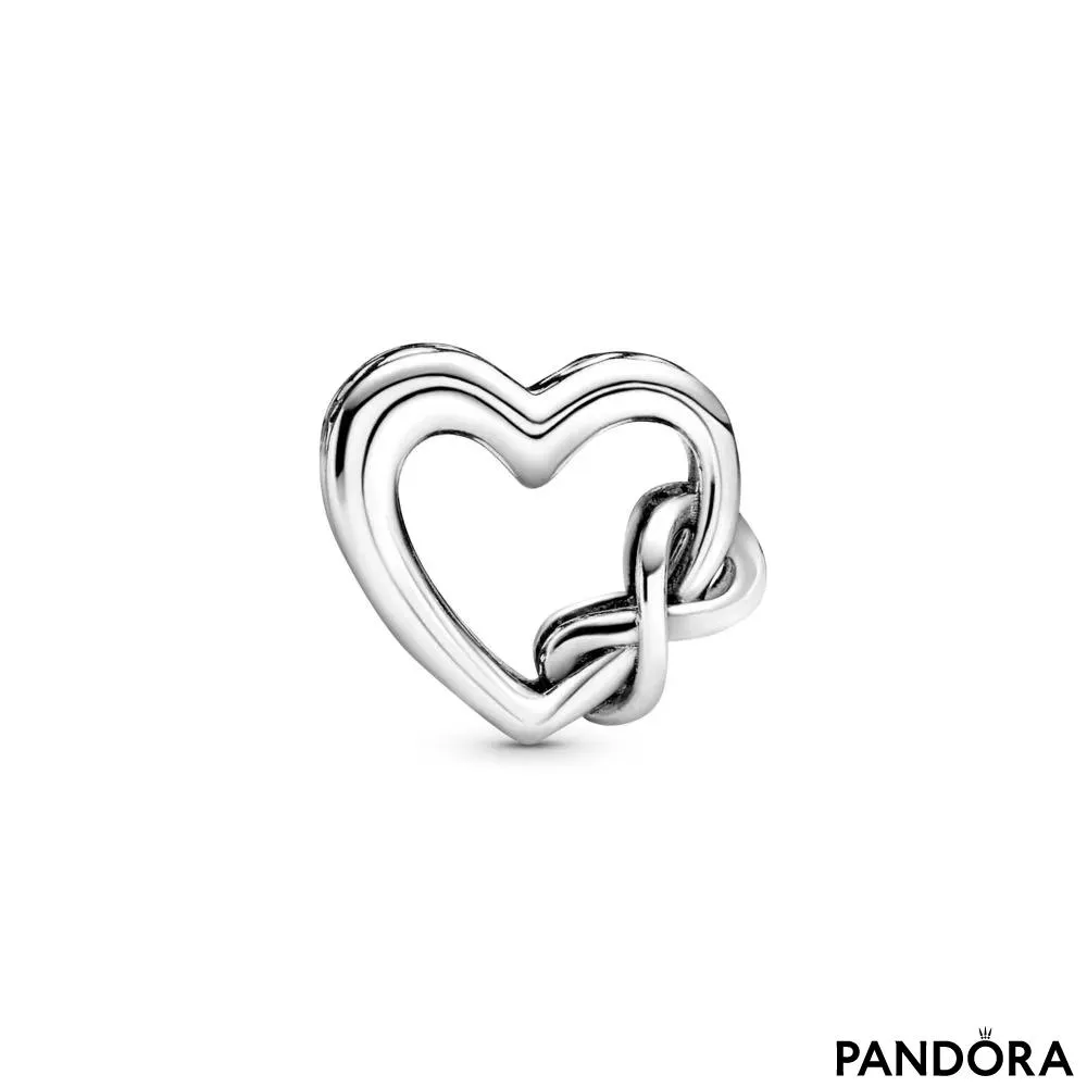 Talisman cu inimioară în stil infinity Love You Mum