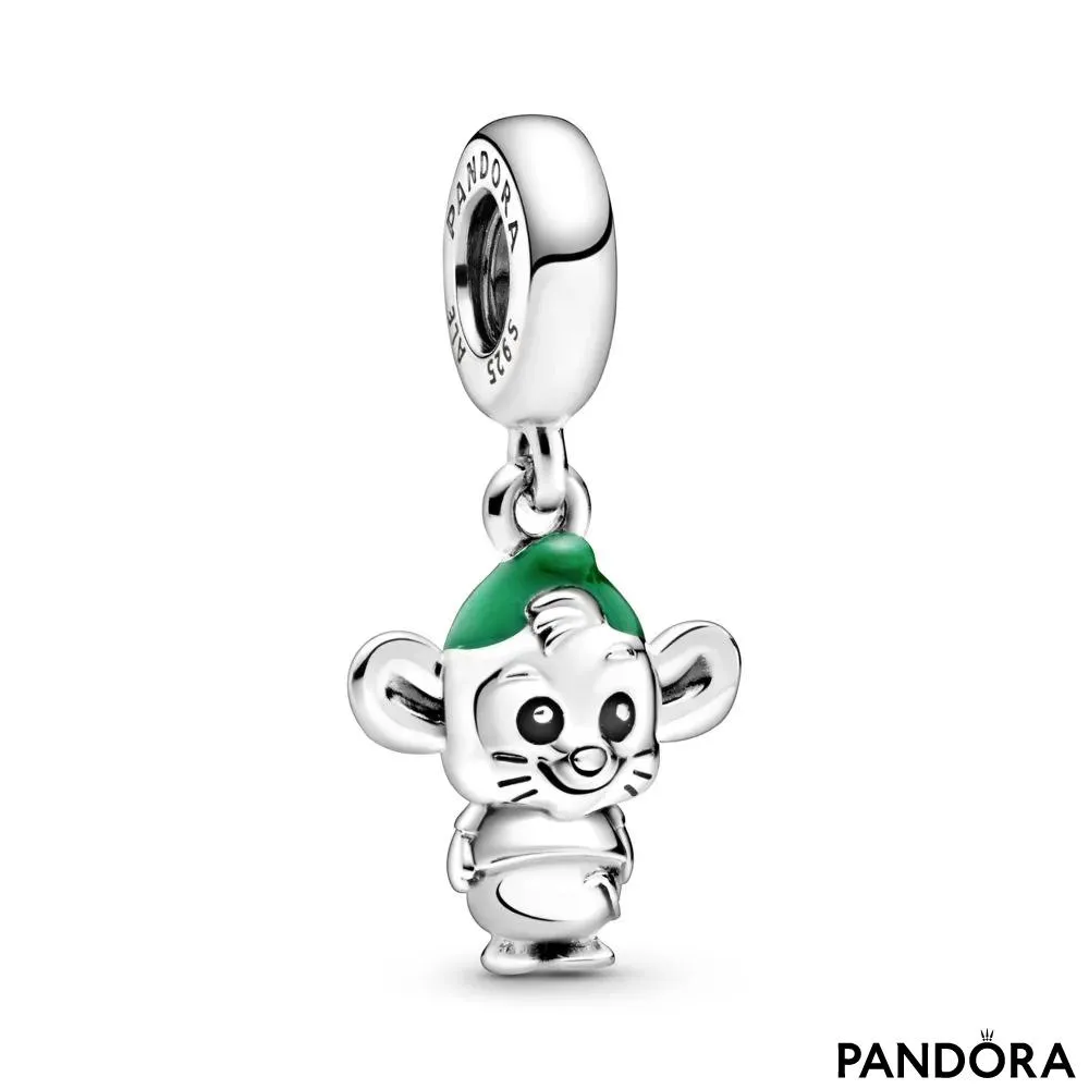 Talisman de tip pandantiv cu șoricelul Gus - Cenușăreasa de la Disney