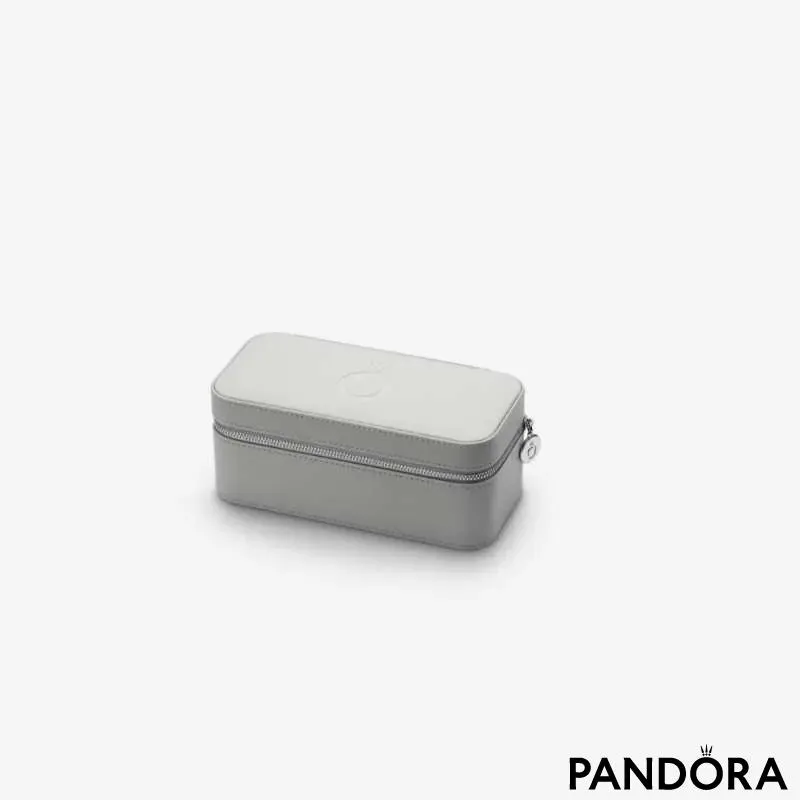 Серая маленькая ювелирная коробка