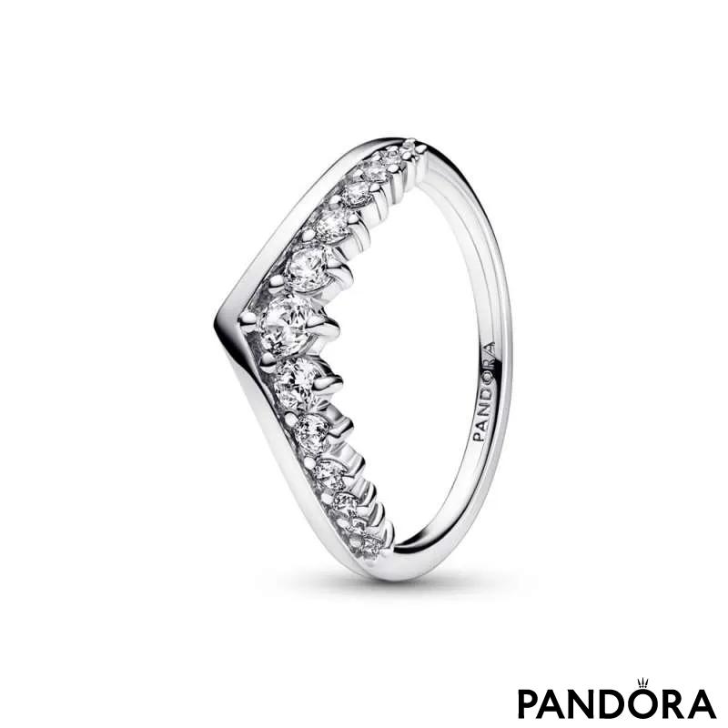 Inel pavé cu elemente plutitoare Dorință Pandora Timeless