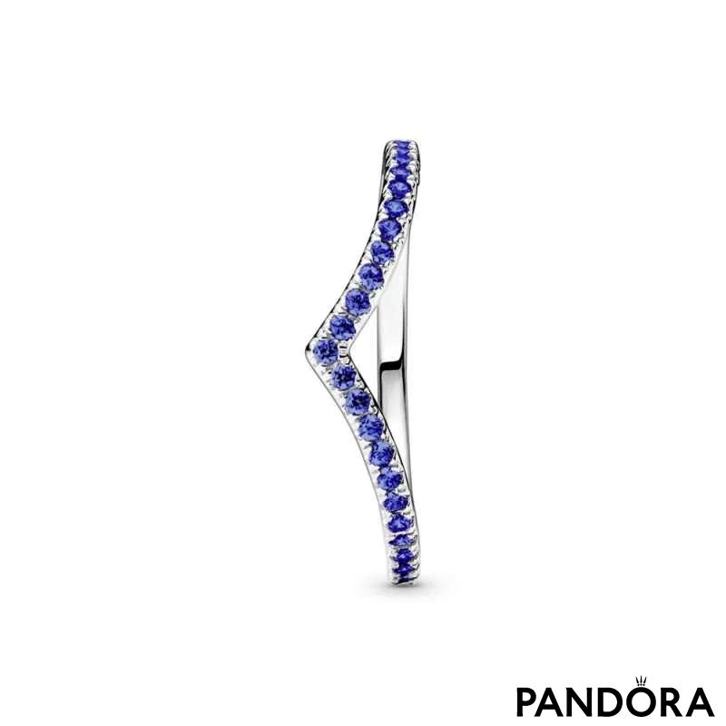 Inel albastru strălucitor Dorință Pandora Timeless