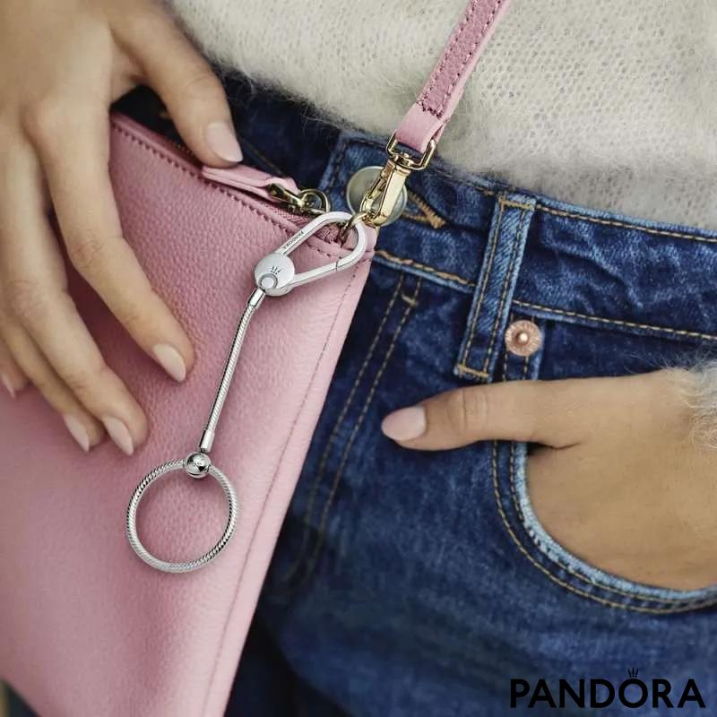 Suport pentru talismane pentru poșetă, de dimensiuni medii, Pandora Moments
