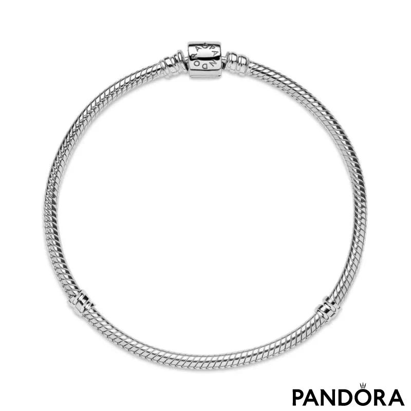 Brățară Pandora Moments, lanț clasic cu sistem de închidere cilindric 