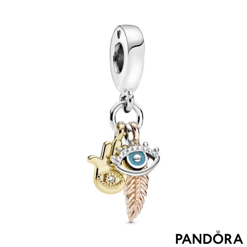 Talisman de tip pandantiv Hamsa, ochiul atoatevăzător și spiritualitate