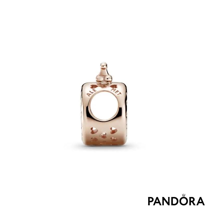Talisman O cu coroană și logo-ul Pandora