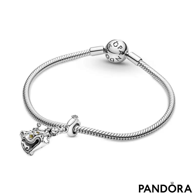 Talisman de tip pandantiv Frumoasa dansând din „Frumoasa și bestia” de la Disney