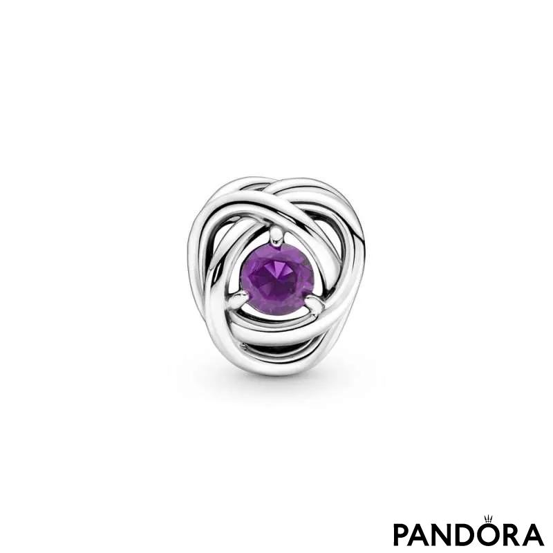 Talisman cu cerc al eternității violet 