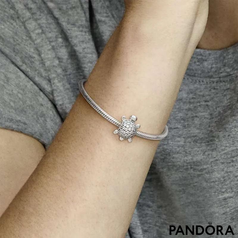 Talisman Broască ţestoasă din argint 925, cu zirconiu cubic
