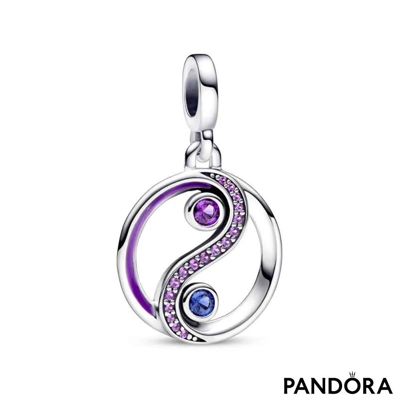 Medalion cu Yin și Yang în echilibru Pandora ME