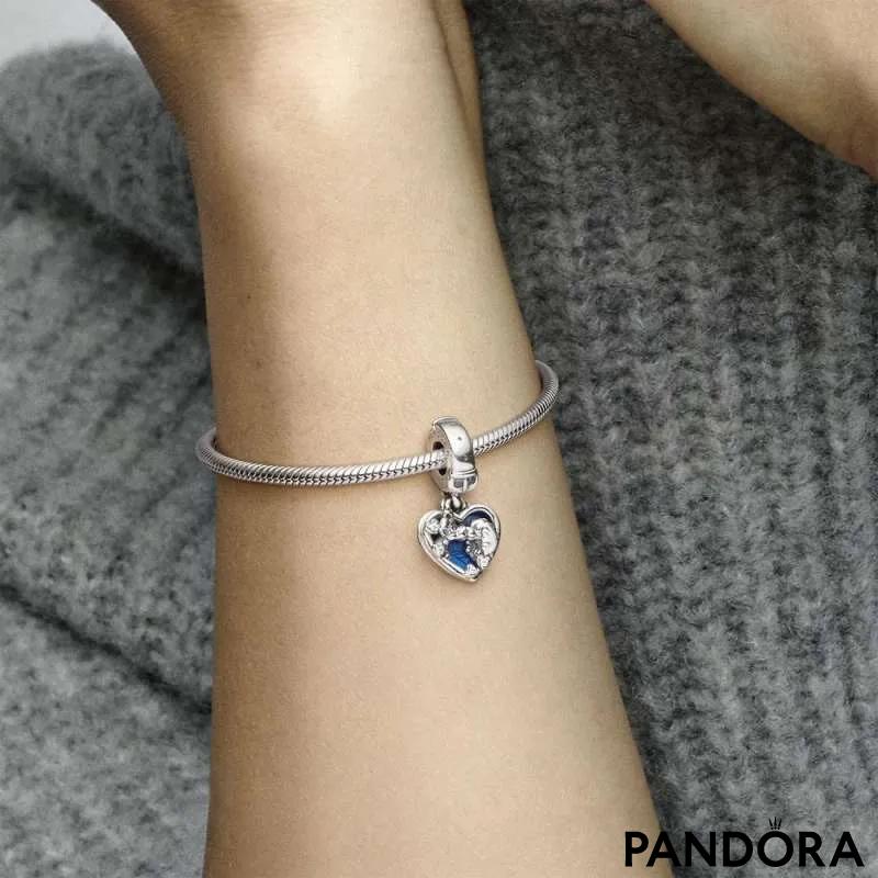 Talisman tip pandantiv Disney Doamna și vagabondul, în formă de inimă
