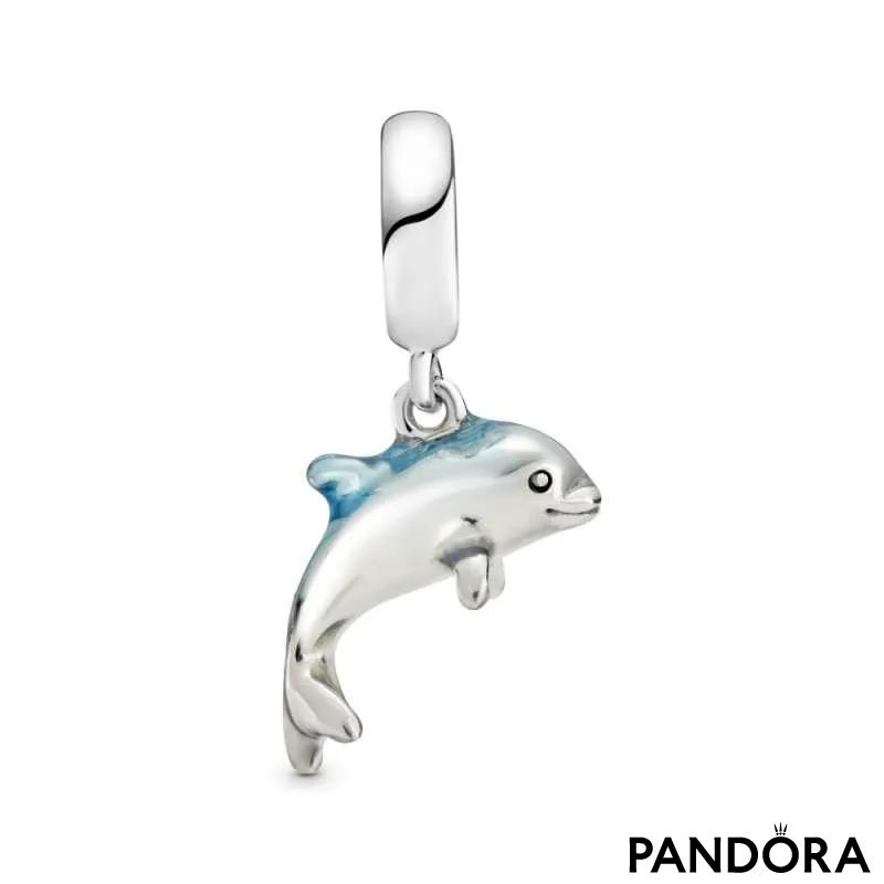 Talisman de tip pandantiv cu delfin strălucitor