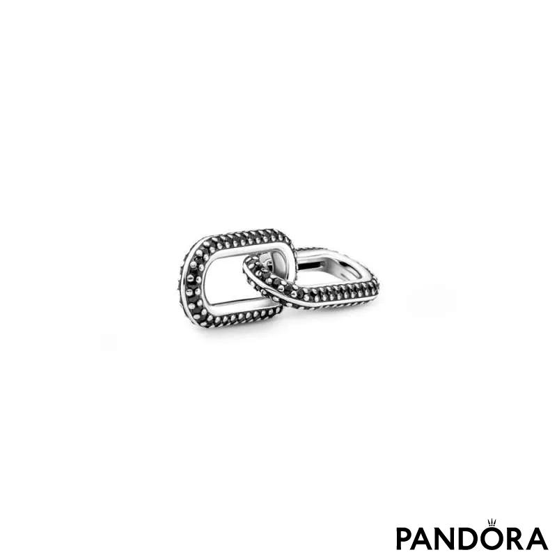 Verigă dublă pavé de stil Pandora ME