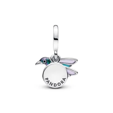 Talisman de tip pandantiv dublu cu pasărea colibri | Official
